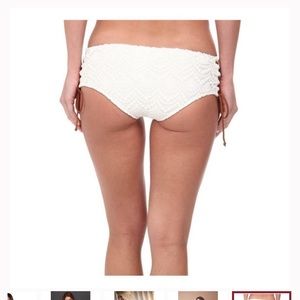 Amuse Society Lace Crochet  Bikini Strapless S